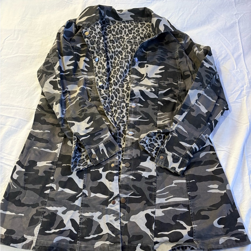 Camouflage Women's Reversible Jacket